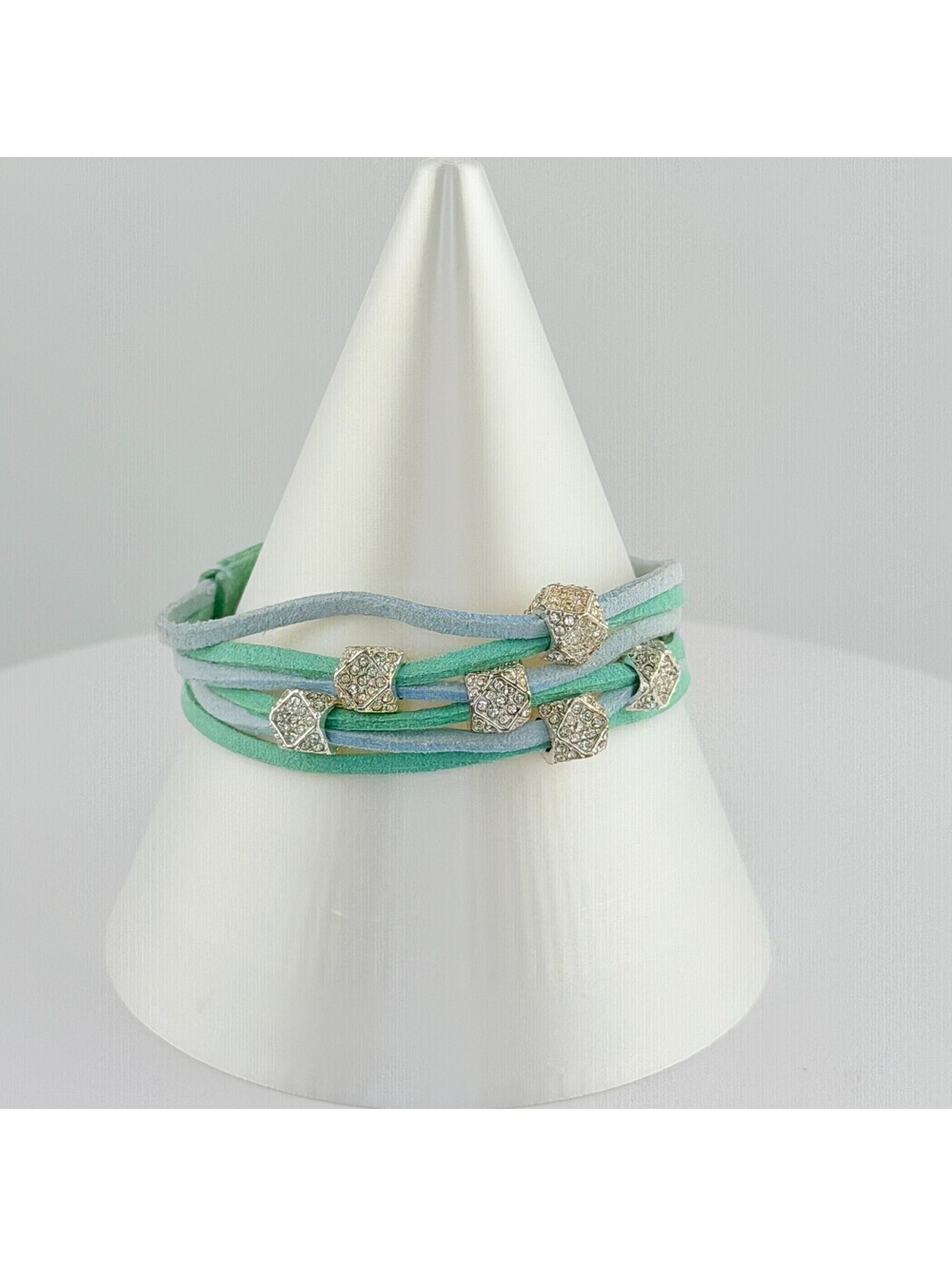 Bomb Party Single Stack Bracelet - on Silver Plating #124
